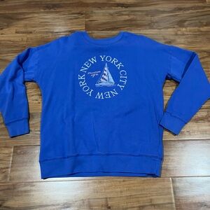 Abercrombie Kids Girl’s Size 15/16 Blue New York City Sweatshirt